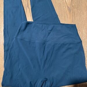 Women's Blue High-Waisted Leggings